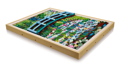 LEGO Claude Monet Bridge over a pond of Water Lillies