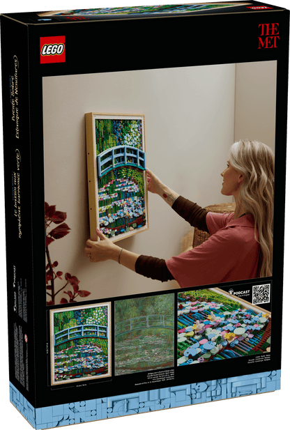LEGO Claude Monet Bridge over a pond of Water Lillies