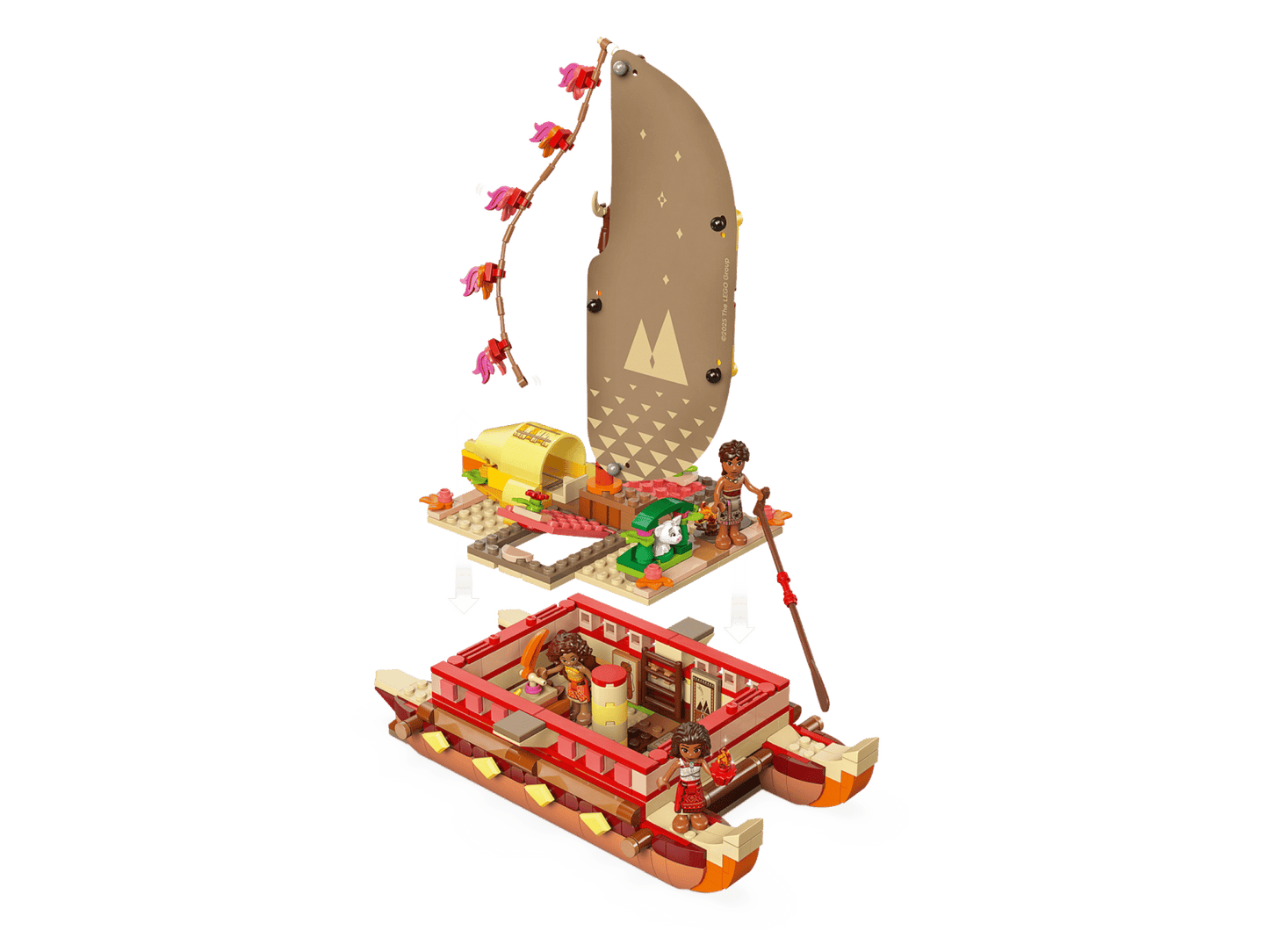 LEGO Moanas Adventure Canoe