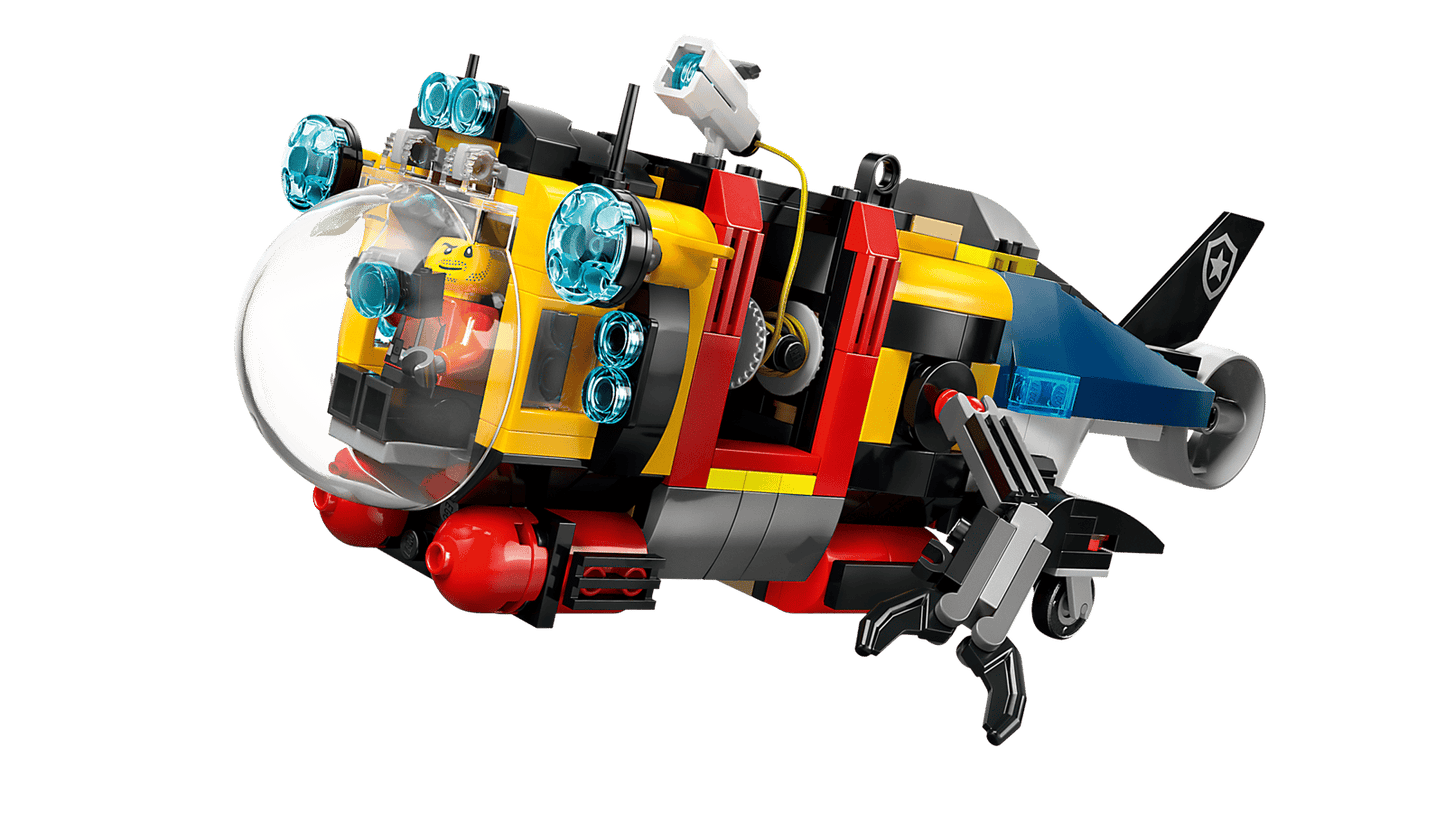 LEGO Helicopter, Fire Truck, and Sub