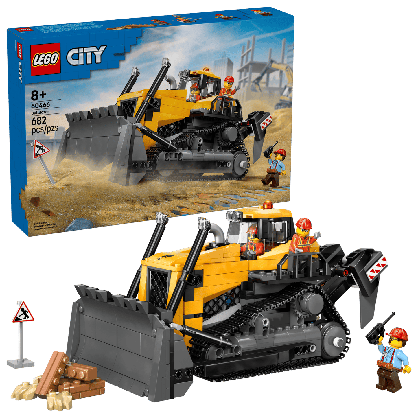 LEGO Yellow Bulldozer