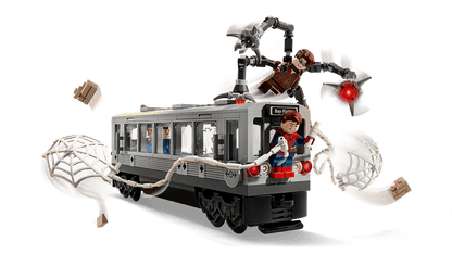 LEGO Spiderman vs Doc Ock Subway Train Scene