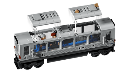 LEGO Spiderman vs Doc Ock Subway Train Scene