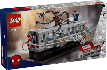 LEGO Spiderman vs Doc Ock Subway Train Scene