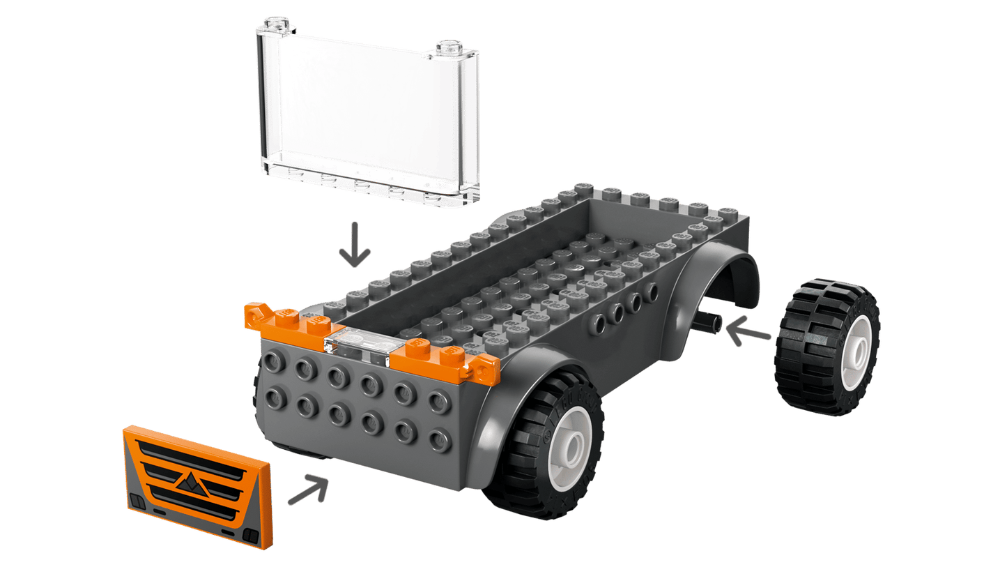 LEGO Motorcycle Transporter