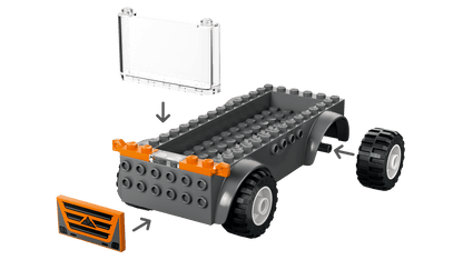 LEGO Motorcycle Transporter
