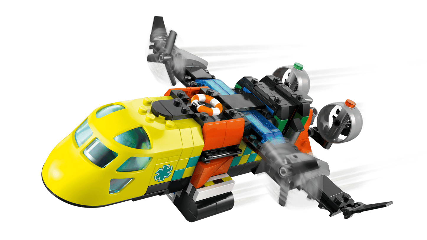 LEGO Airplane, Service Truck, and Hovercraft Remix