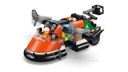 LEGO Airplane, Service Truck, and Hovercraft Remix