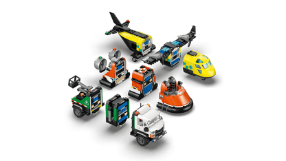 LEGO Airplane, Service Truck, and Hovercraft Remix