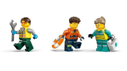 LEGO Airplane, Service Truck, and Hovercraft Remix