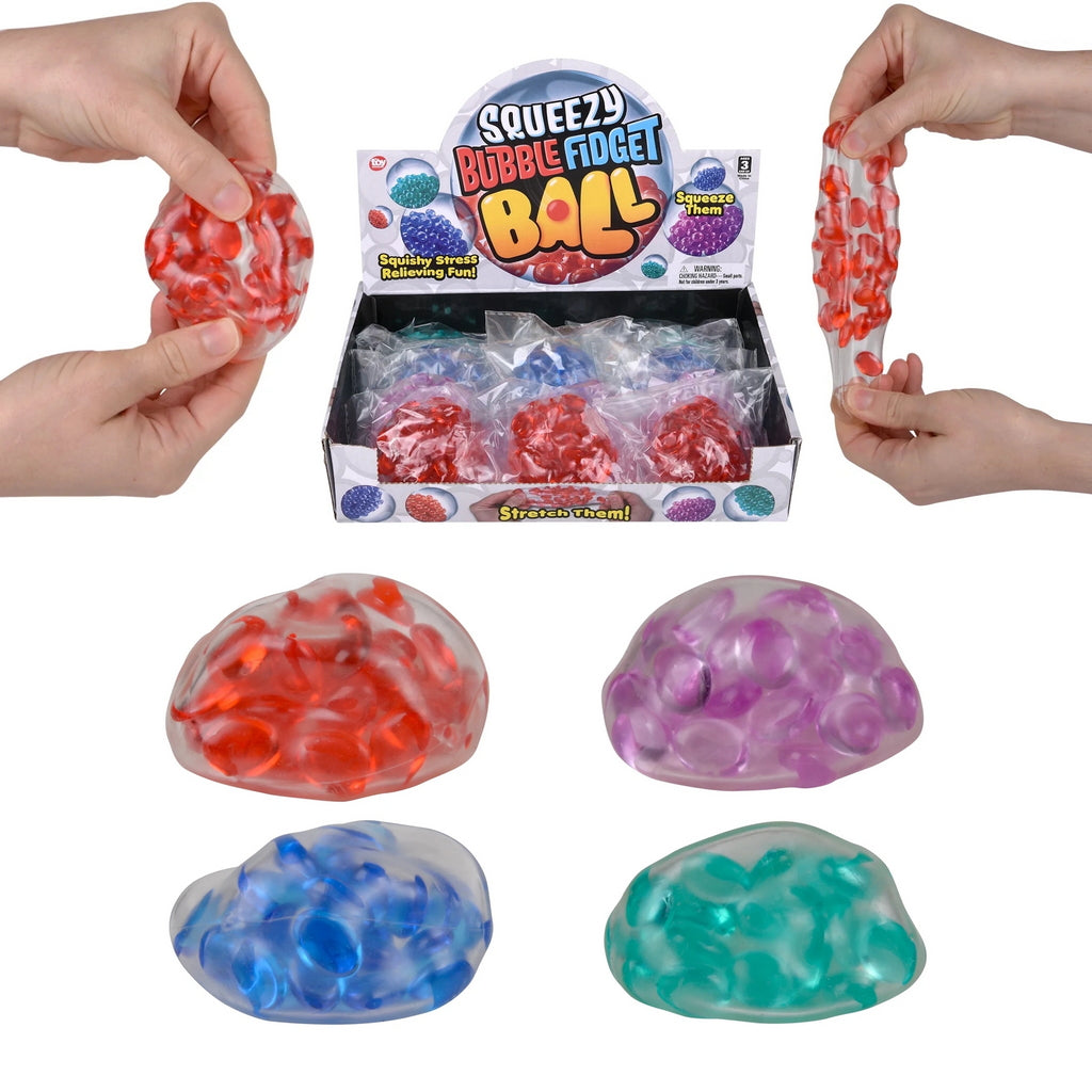 Click clack noisy bead ball molecule crunchy squeezy bubble fidget ball