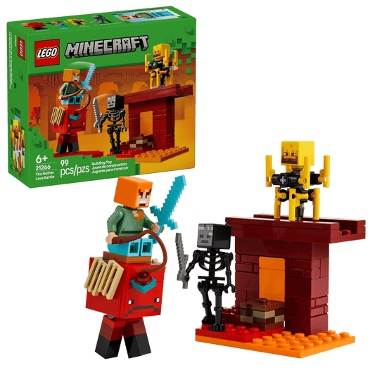 LEGO The Nether Lava Battle