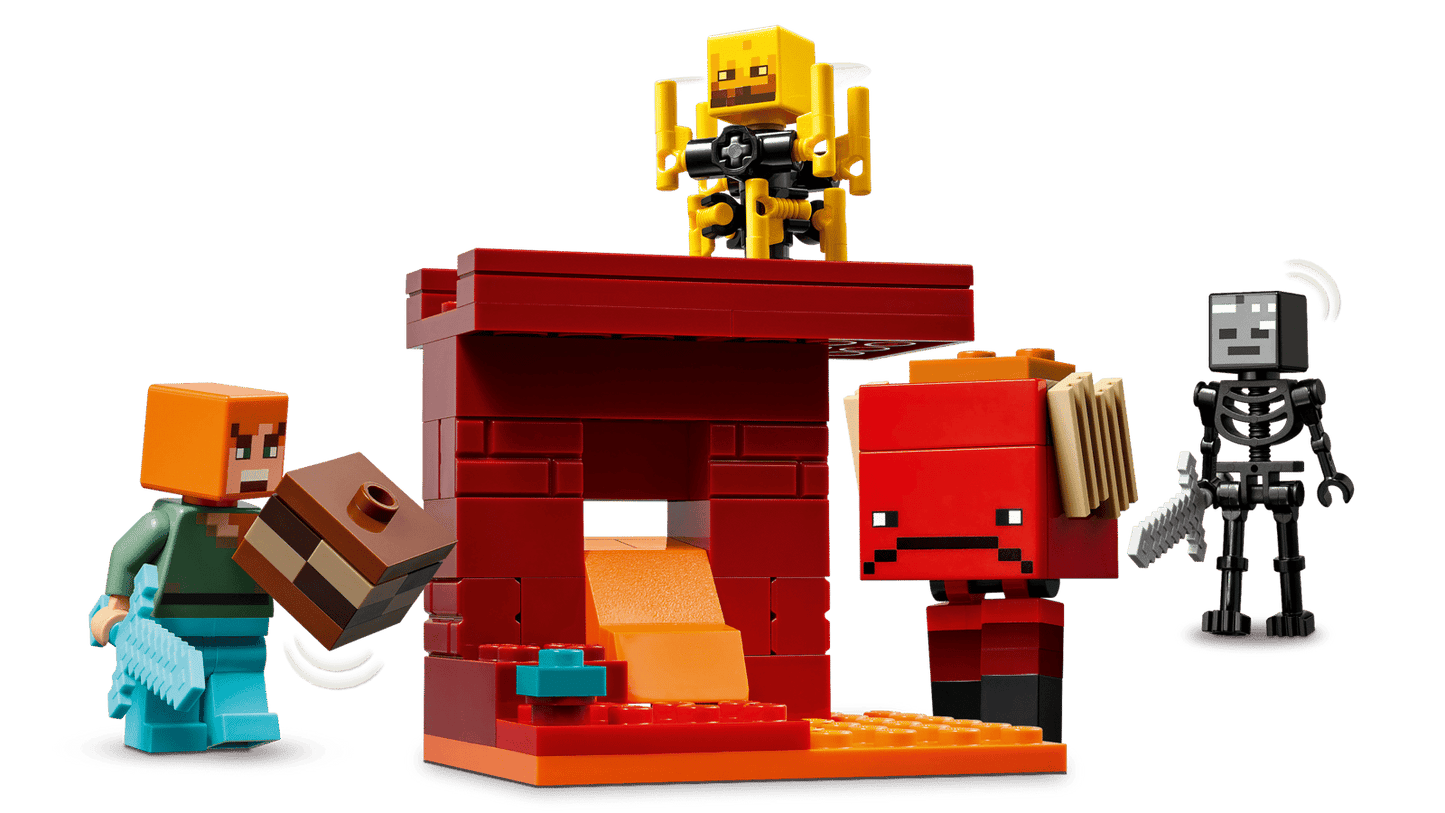 LEGO The Nether Lava Battle