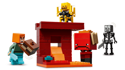 LEGO The Nether Lava Battle