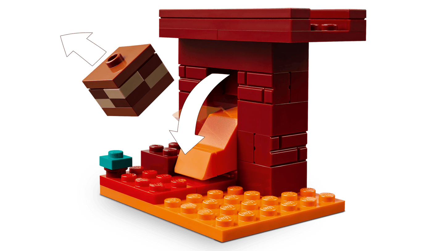 LEGO The Nether Lava Battle