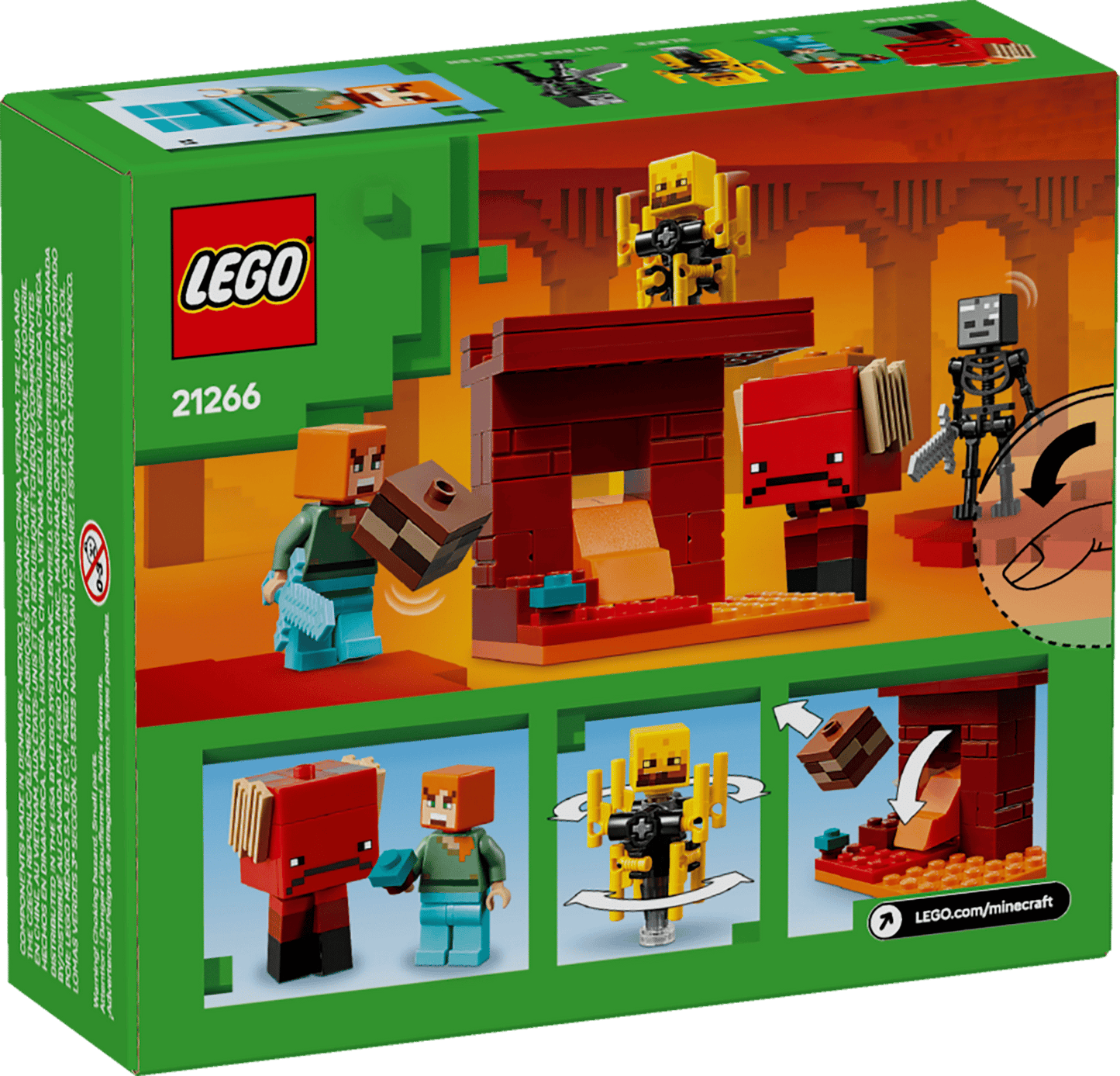 LEGO The Nether Lava Battle