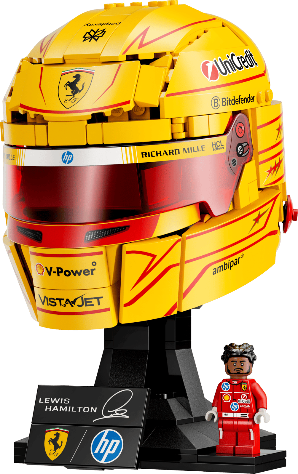 LEGO Scuderia Ferrari HP Lewis Hamilton Helmet