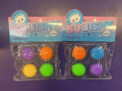 Pande Squishy Tiny 4 Pack Mini Dumpling