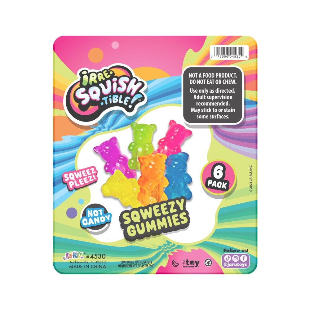Squeezy Gummy Bears 6 Pack