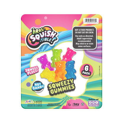 Squeezy Gummy Bears 6 Pack