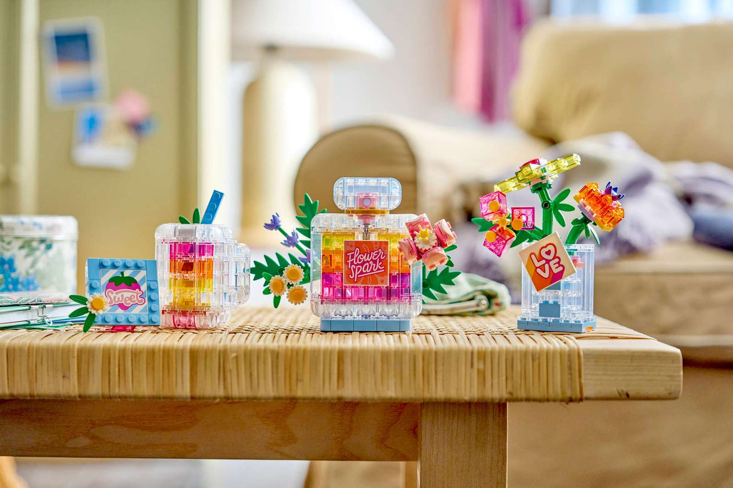 LEGO Floral Decor Perfume Bottle