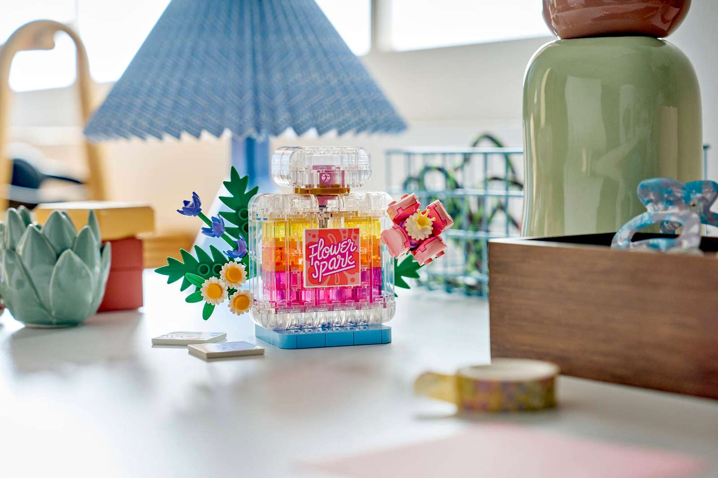 LEGO Floral Decor Perfume Bottle