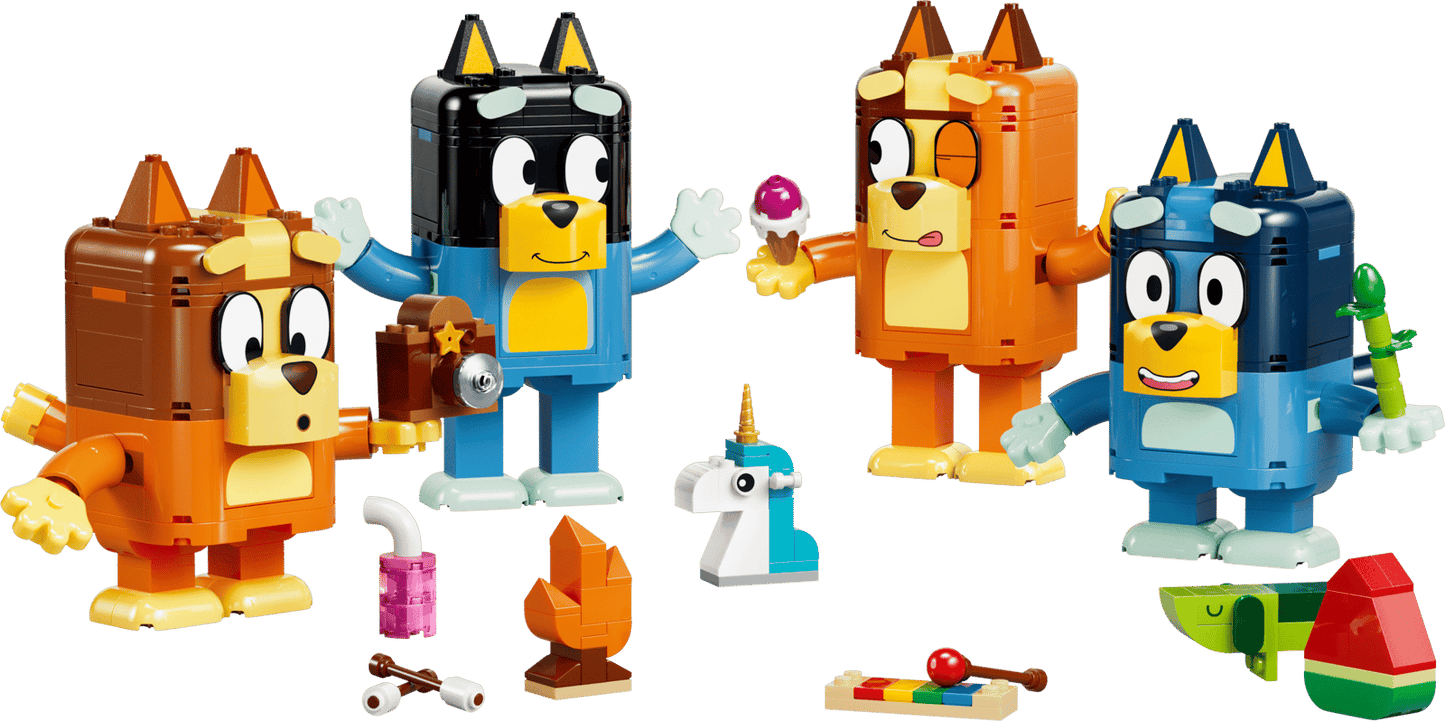 LEGO Brick Built Bluey Family