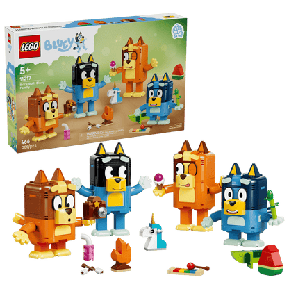 LEGO Brick Built Bluey Family