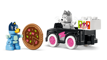 LEGO Pizza Girls with Muffin and Bluey