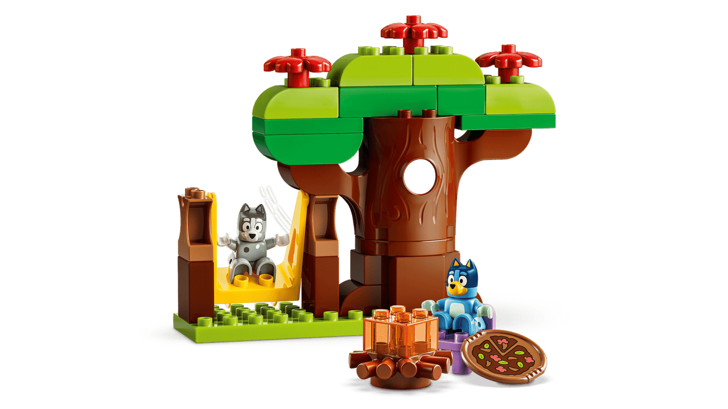 LEGO Pizza Girls with Muffin and Bluey