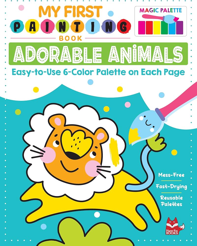 My First painting Book Adorable Animals