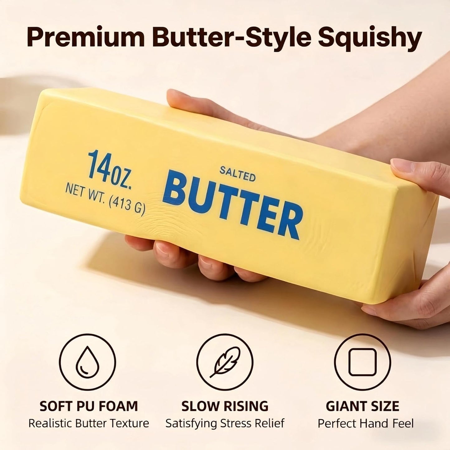 XL Slow Rise Salted Butter Squishy
