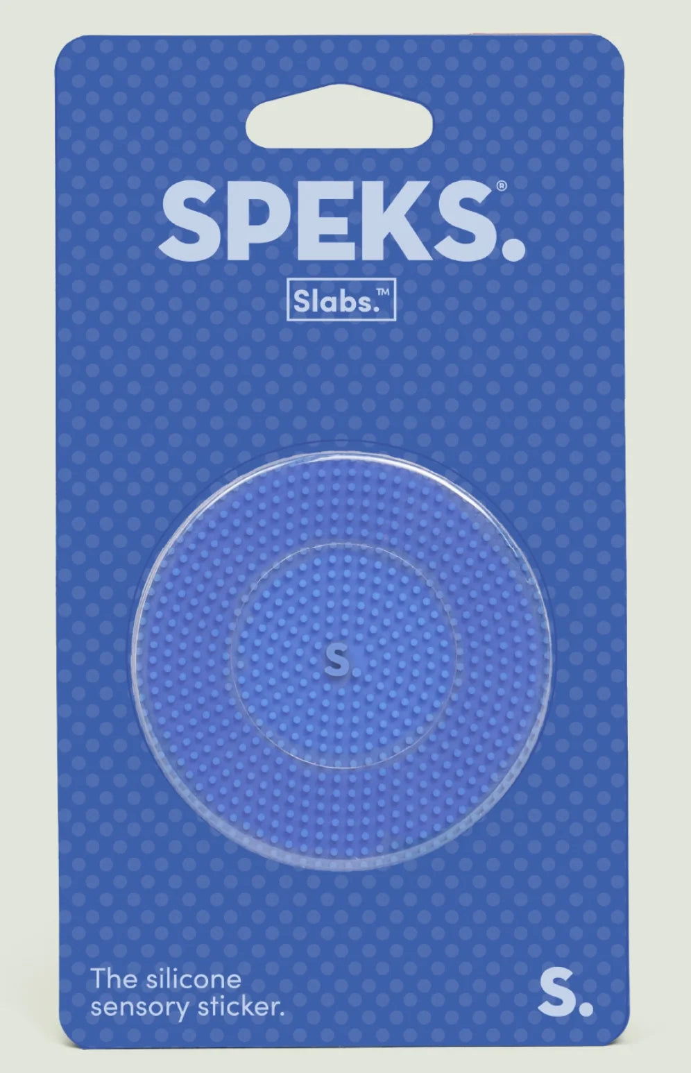 Slabs Circle Static Blue