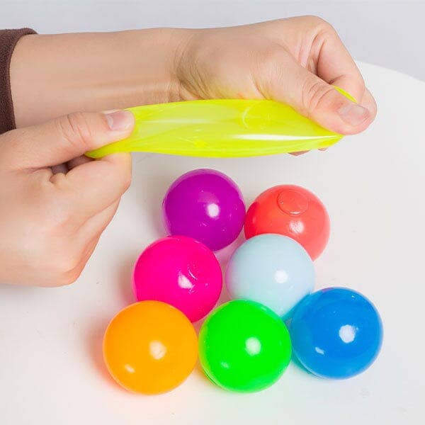 8 Stress Ball Squishies Sticky Squish Balls