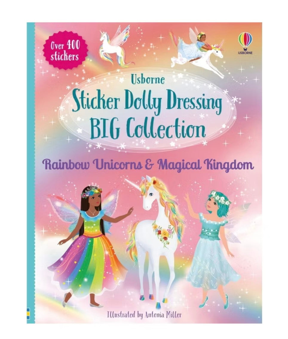 Little Sticker Dolly Big Collection Rainbow Unicorns and Magical Kingdom