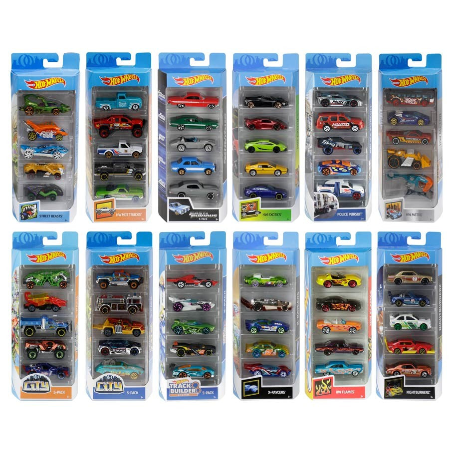 Hot Wheel 5 Pack