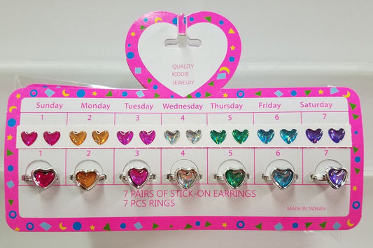 7 Day Ring Stick on Ear