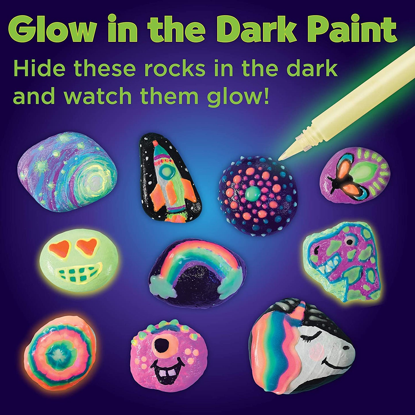 X Glow Rocks Painting Kit