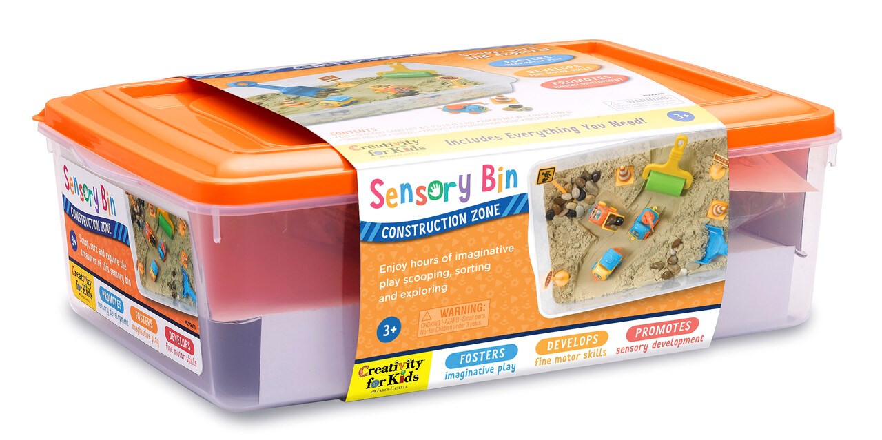 X Sensory Bin Constructio