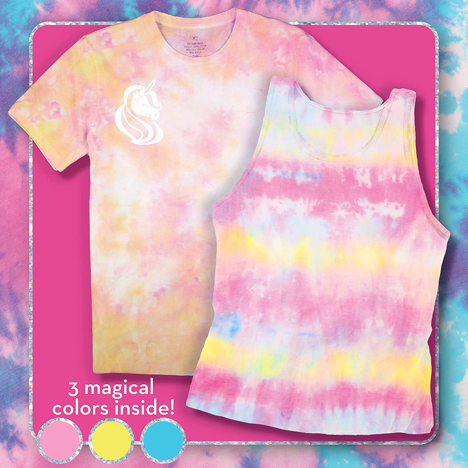 X Magic Unicorn Tie Dye K