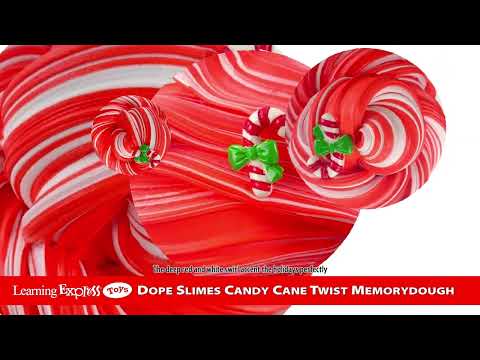 D Candy Cane Memory Dough
