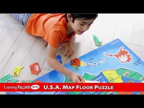 * USA Map Floor Puzzle