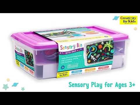 X Sensory Bin Outer Space