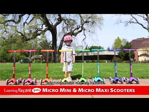 Maxi Deluxe Led Pink Scoo
