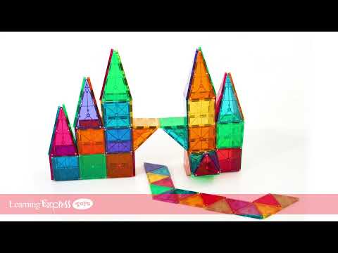 D Magnatiles 100pc Clear