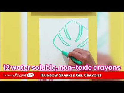 Rainbow Sparkle Watercolo