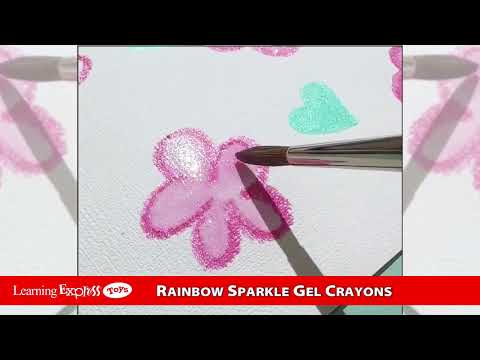 Rainbow Sparkle Watercolo