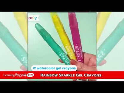 Rainbow Sparkle Watercolo