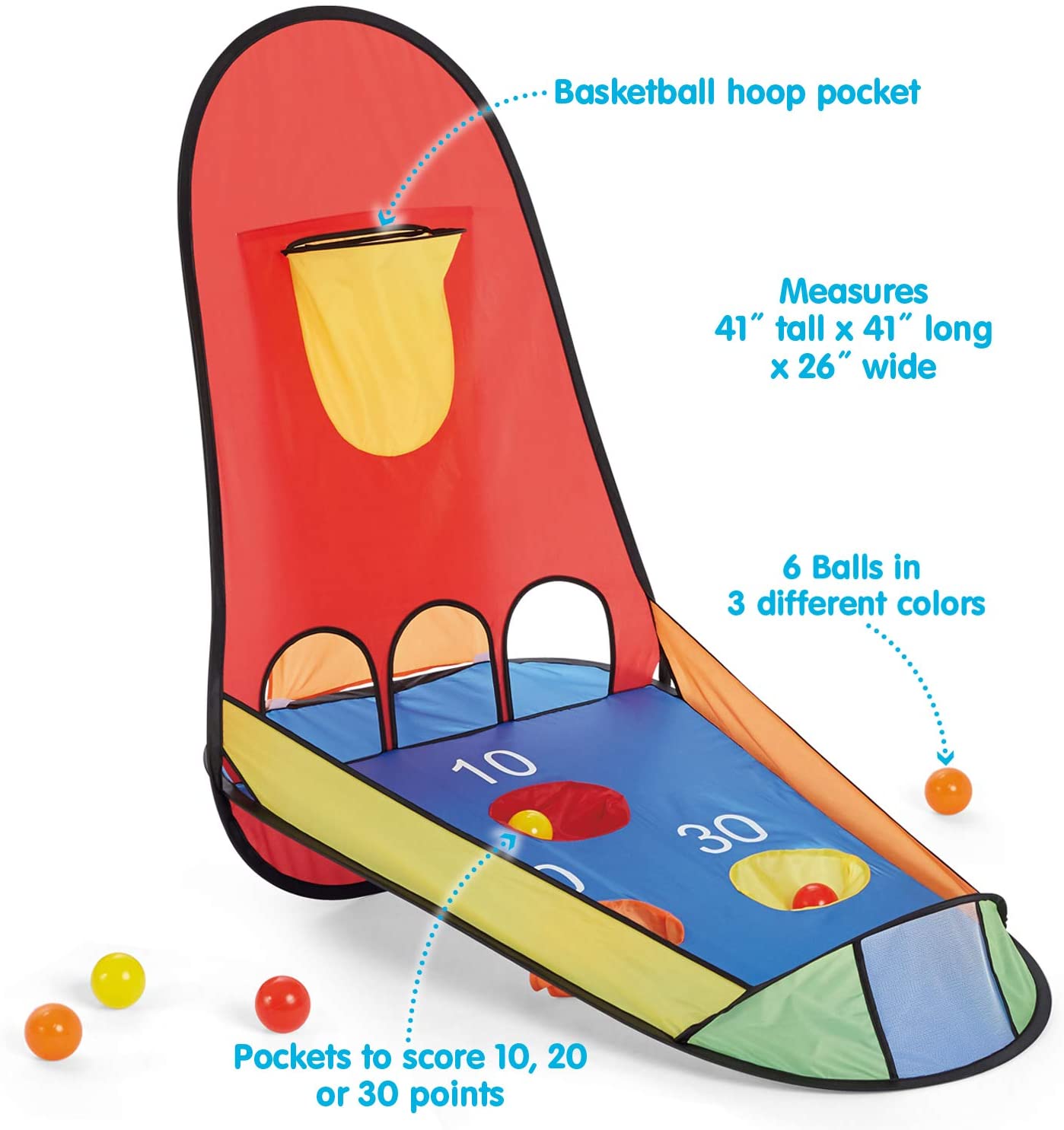 X Pop-Up Basketball Game