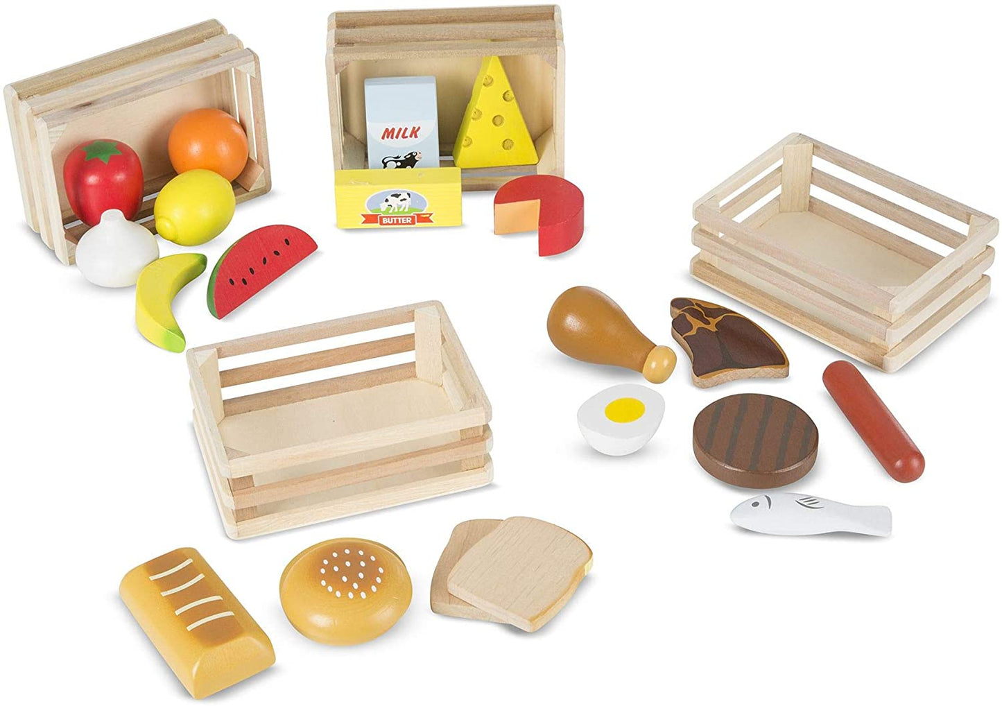 Wooden Food Groups